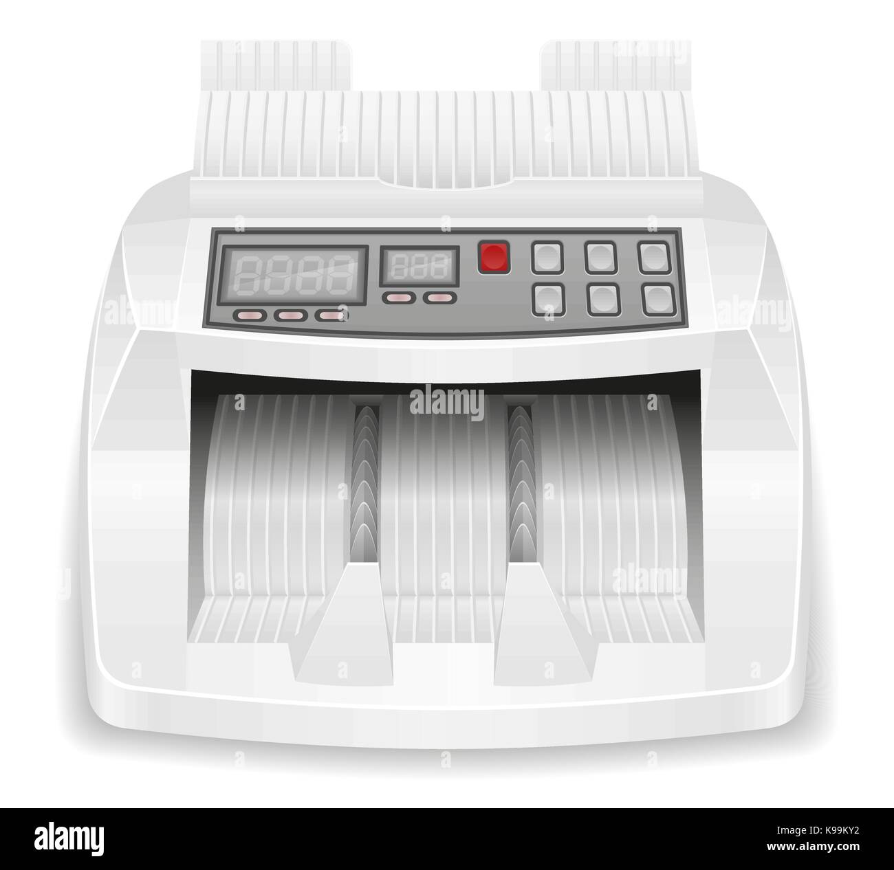 money counter stock vector illustration isolated on white background