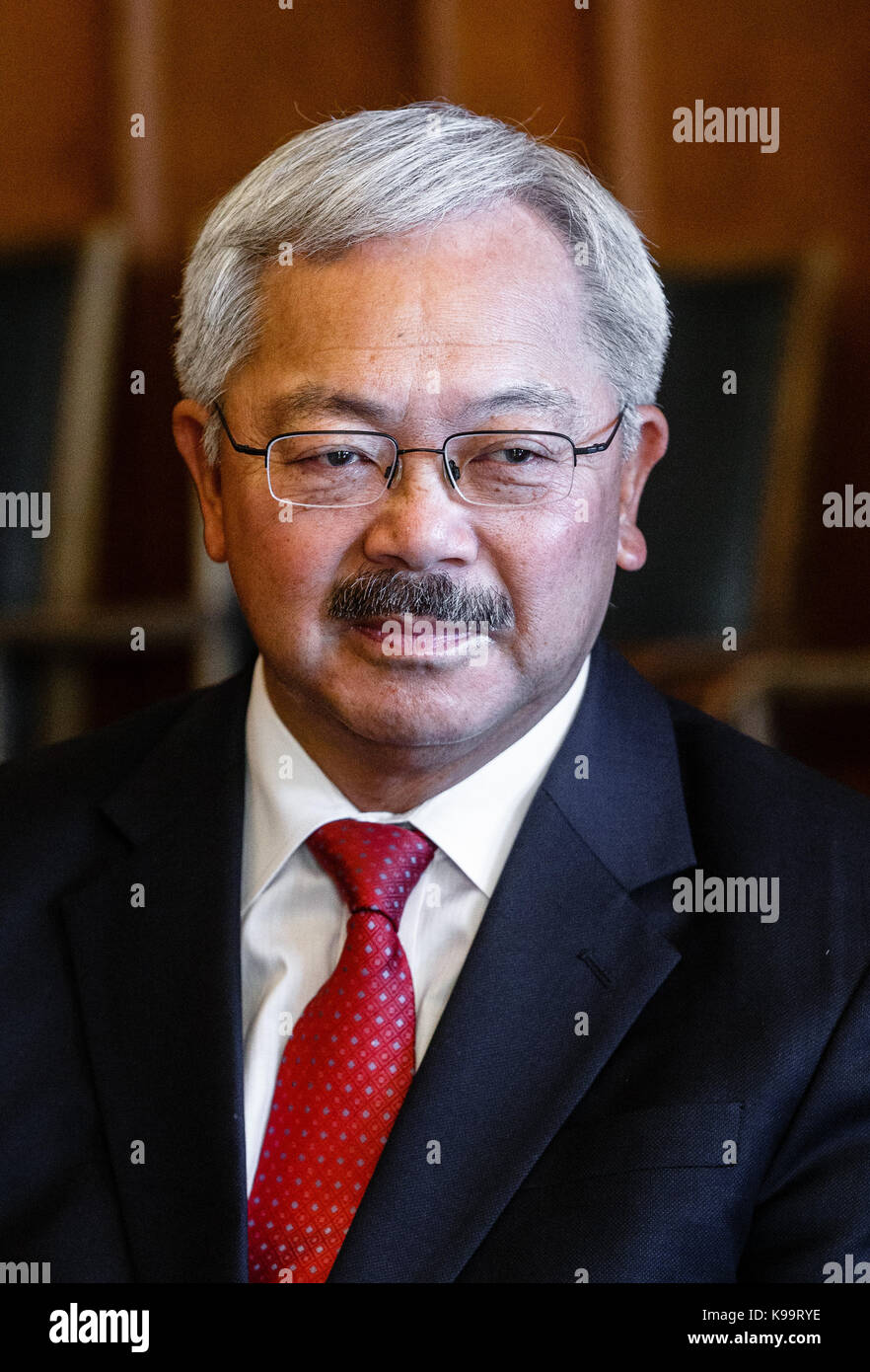 Kiel, Germany. 22nd Sep, 2017. San Francisco's Mayor Edwin M. Lee