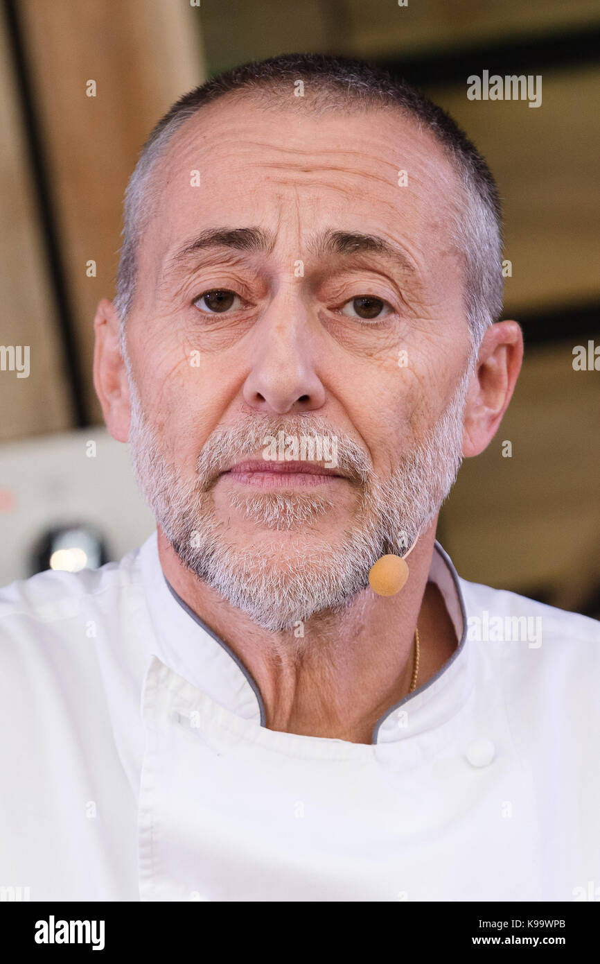 London, UK. 22nd Sep, 2017. Chef, Michel Roux Junior (jnr) gives a