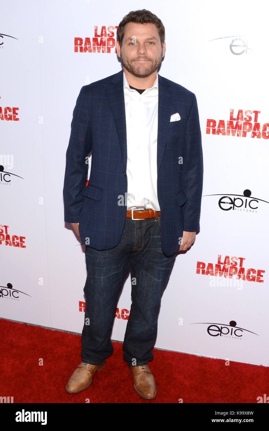 Hollywood,USA. 21st Sep,2017. Jason Richter arrives Los Angeles ...