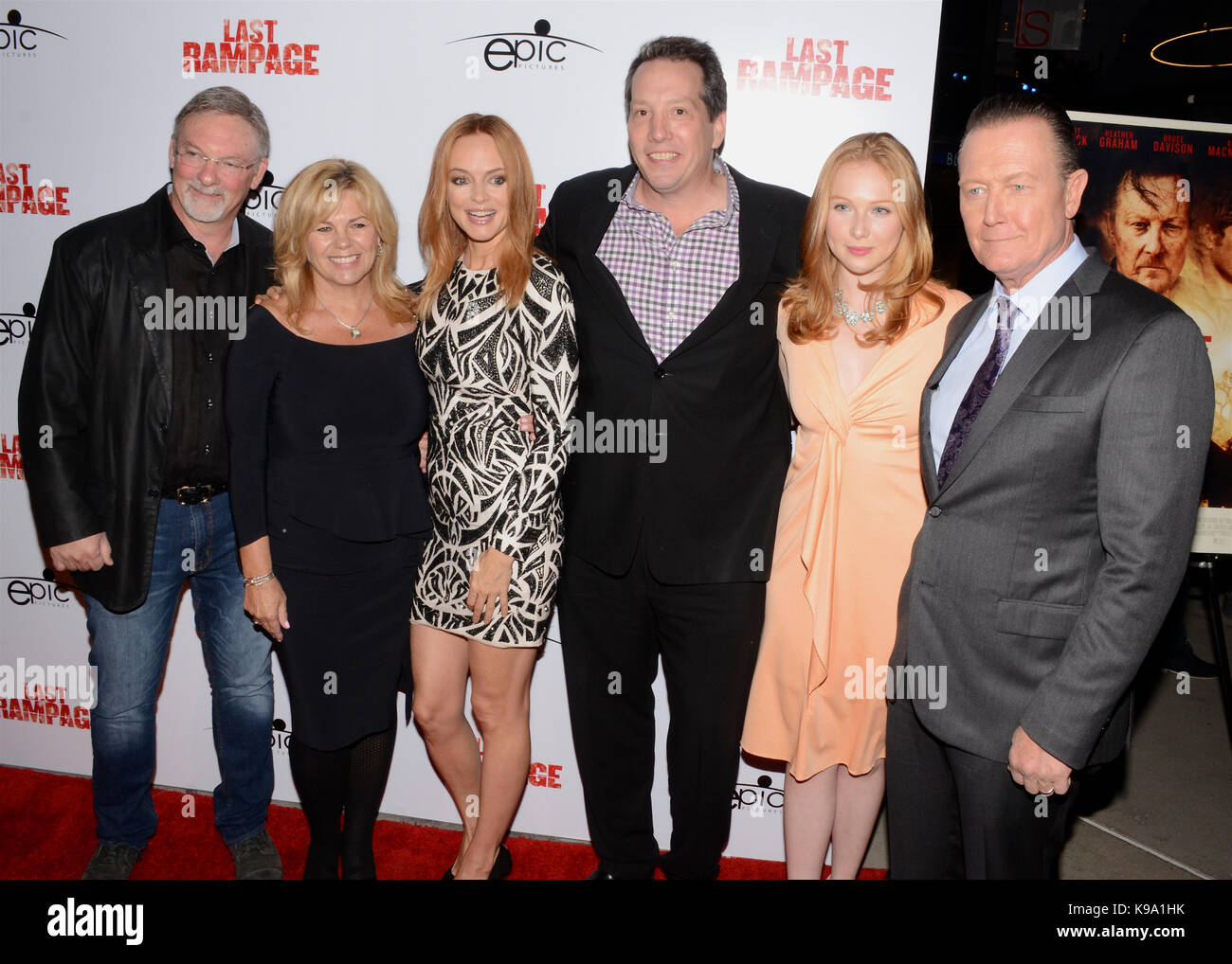 Molly quinn robert patrick arrives at los angeles premiere hi-res stock