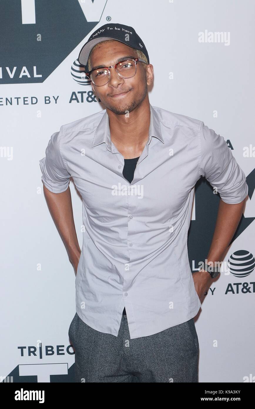 New York, NY, USA. 22nd Sep, 2017. Sam Saffold at the "YouTube Creators ...