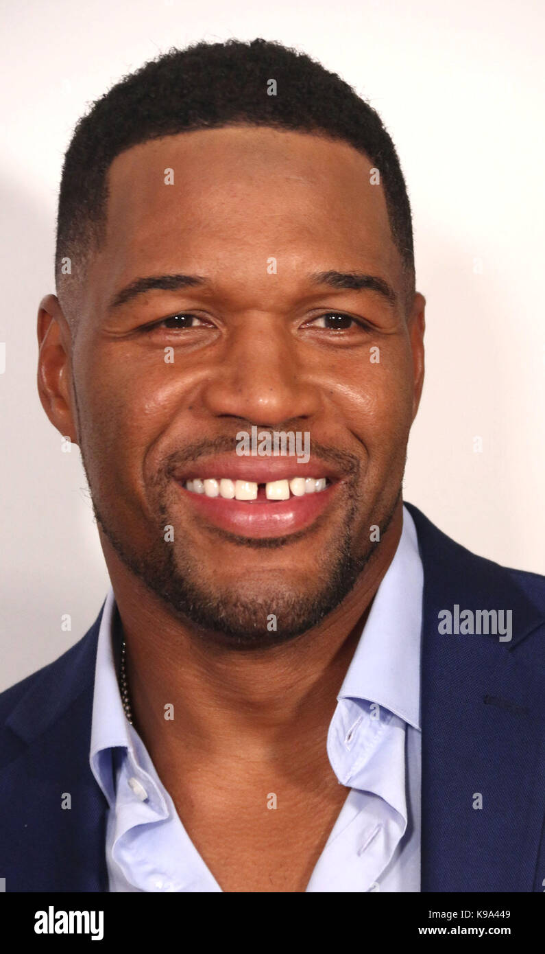 New York New York Usa 22nd Sep 2017 Michael Strahan Attends The Religion Of Sports Season 