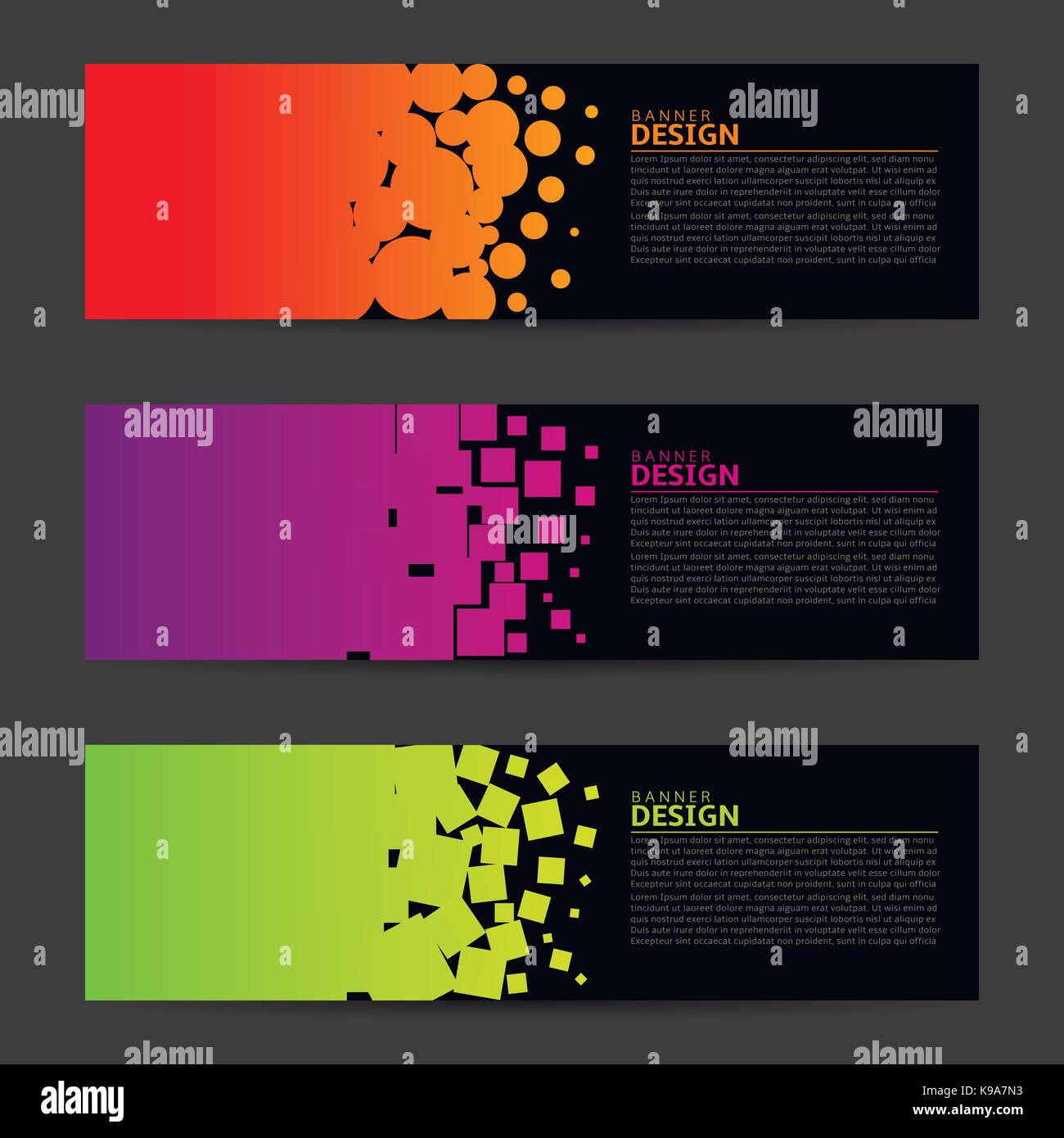 Set of banners Stock Vector Image & Art - Alamy