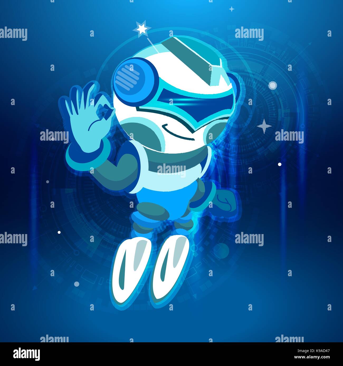 Robot chat with AI Chatbot
