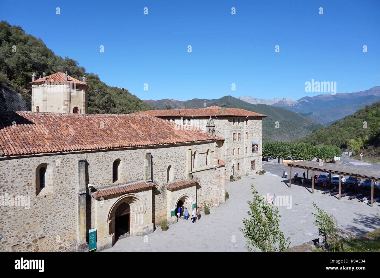 Santo Toribio de Liebana Monastery near Potes Cantabria Spain Picos de Europa Stock Photo