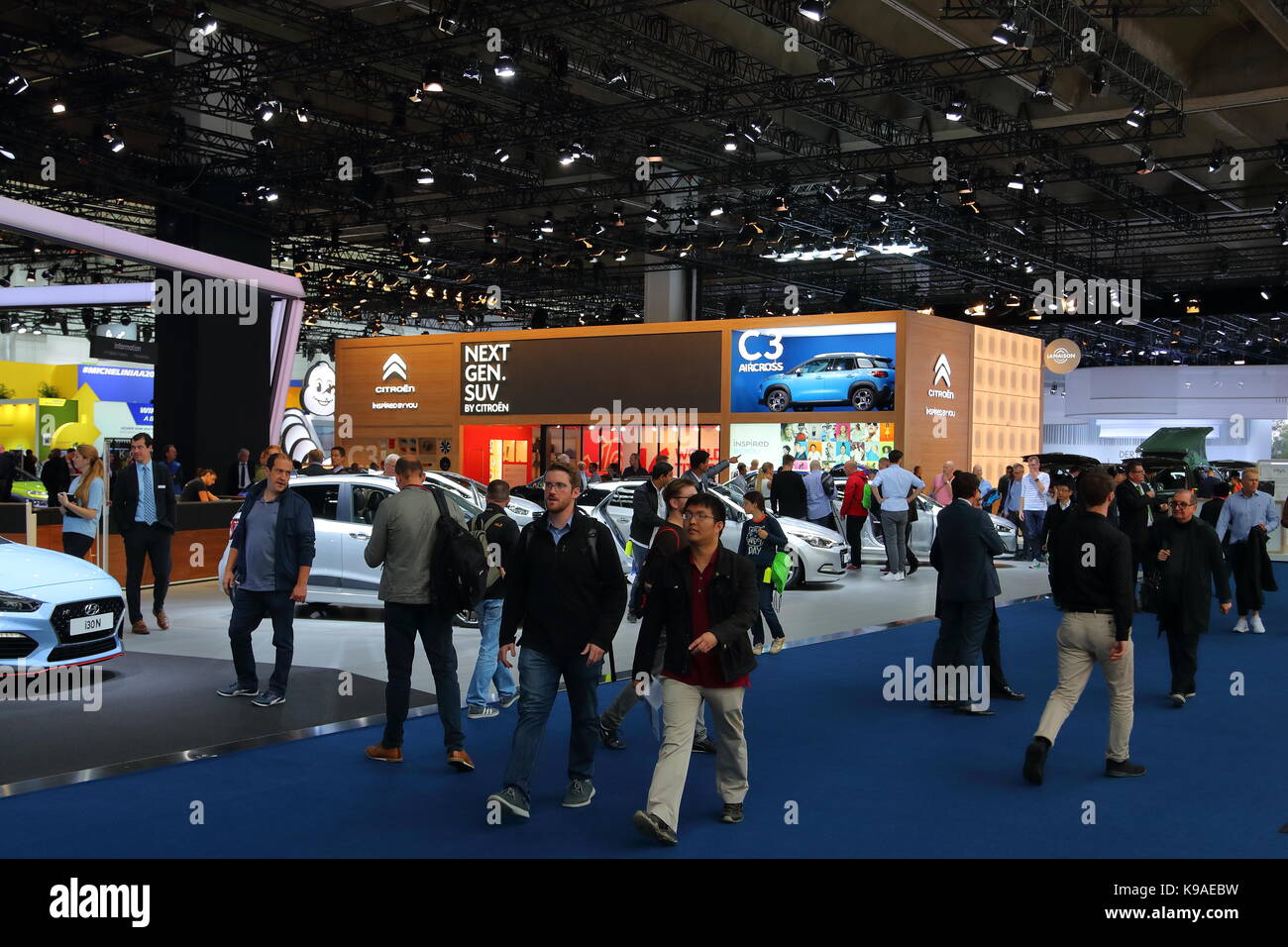 Car manufacturers from all over the world present their newest models