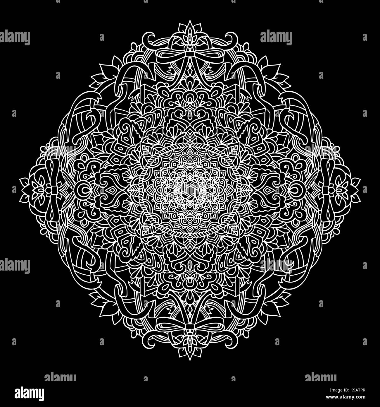 Indian mandala symbol hi-res stock photography and images - Alamy