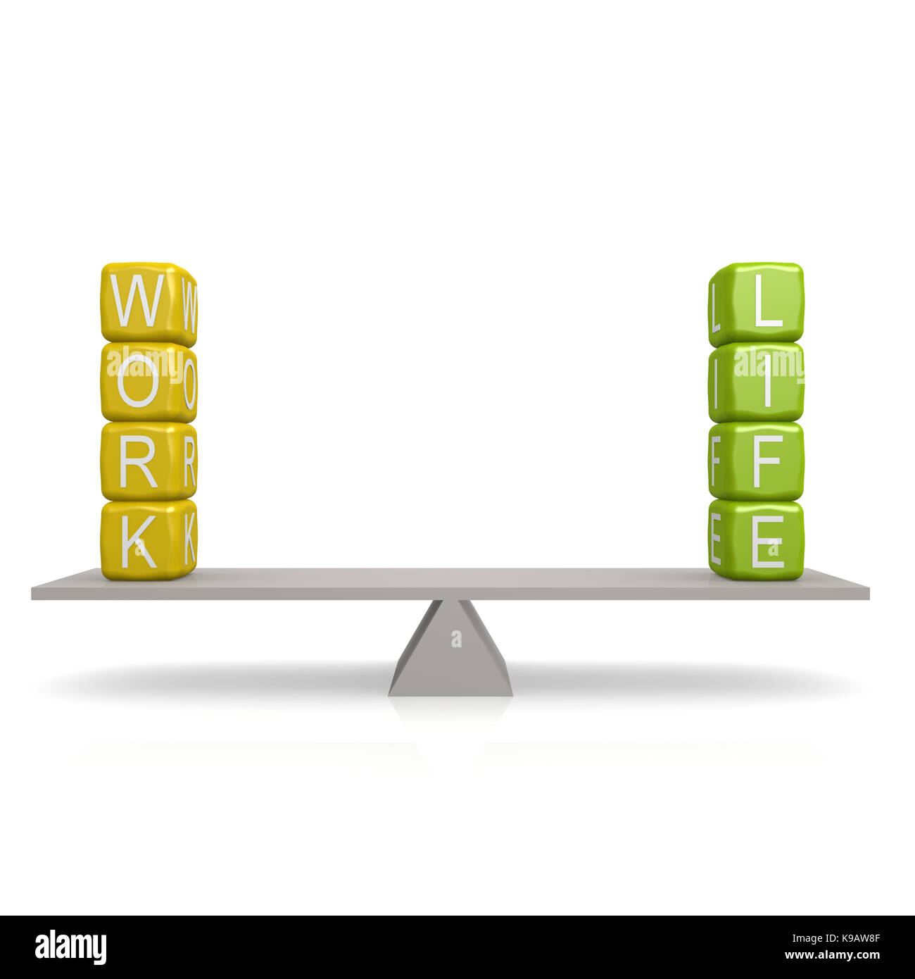 Work life balance buzzword Stock Photo - Alamy