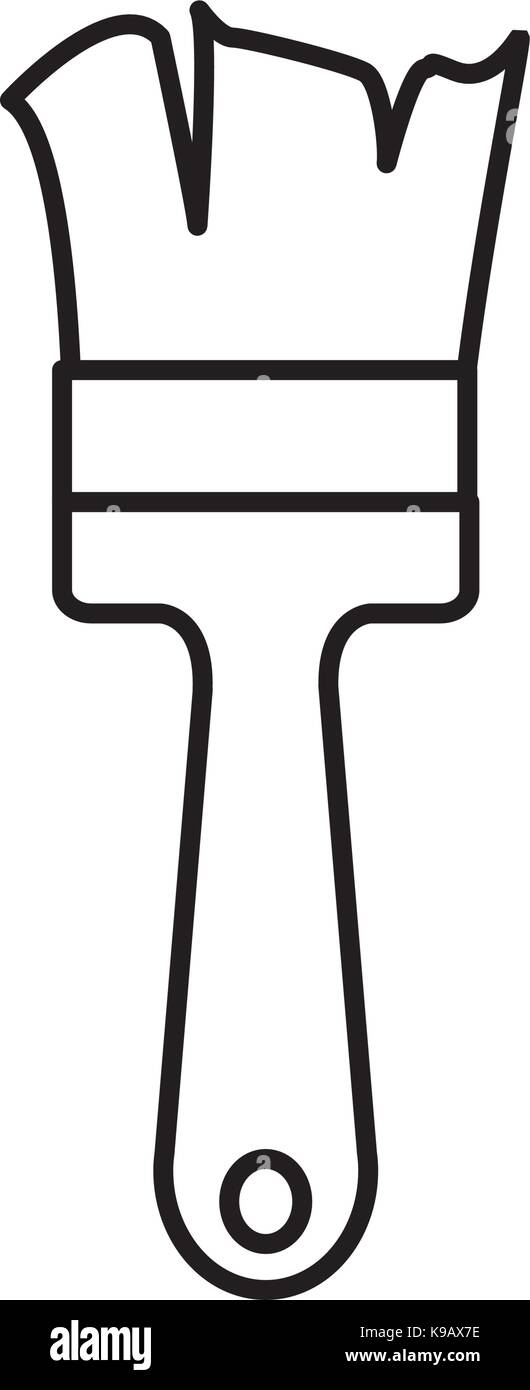Construction paint brush Stock Vector Image & Art - Alamy