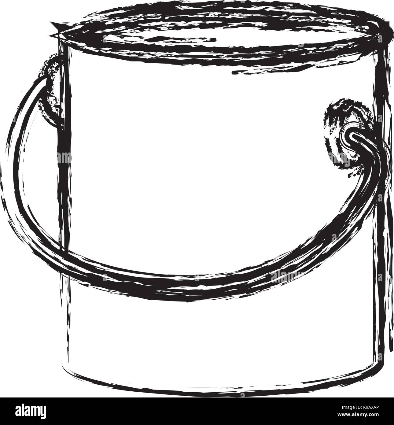 Paint bucket isolated Stock Vector Image & Art - Alamy