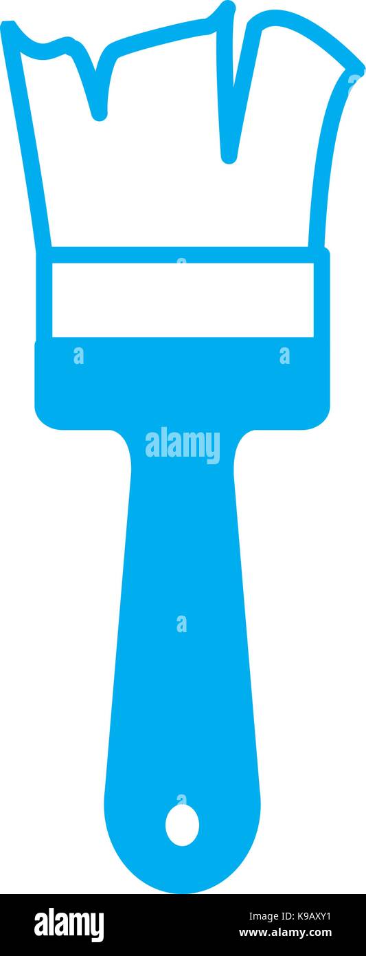 Construction paint brush Stock Vector Image & Art - Alamy