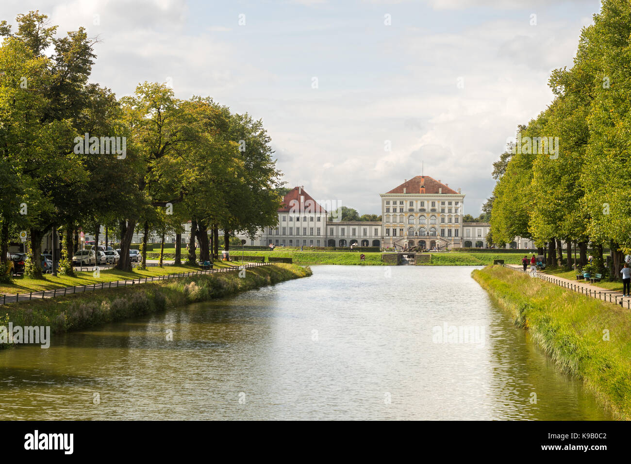 Nymphenburg Palace Munich, Germany, Europe. Stock Photo