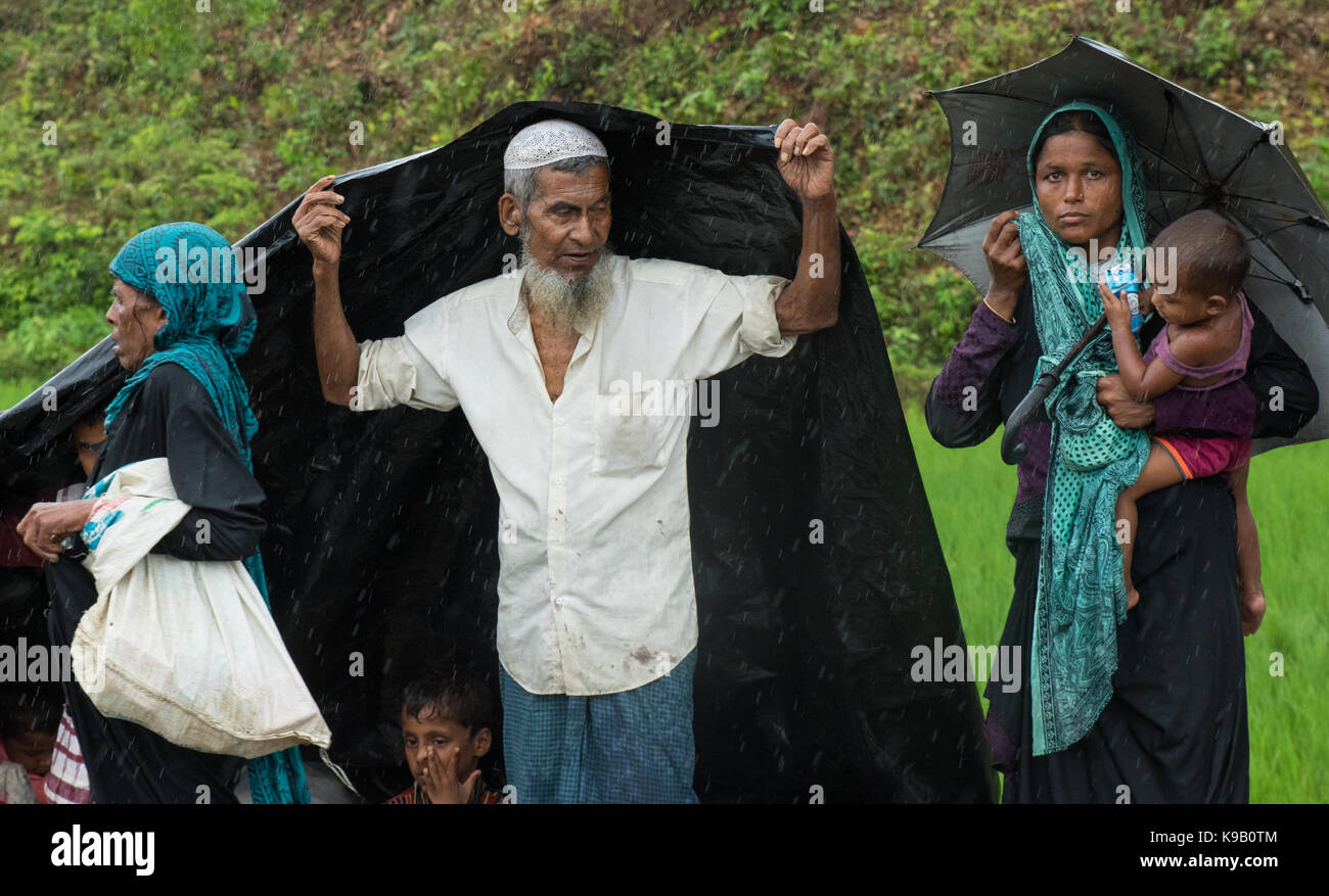 Rohingya refugee crisis Stock Photo