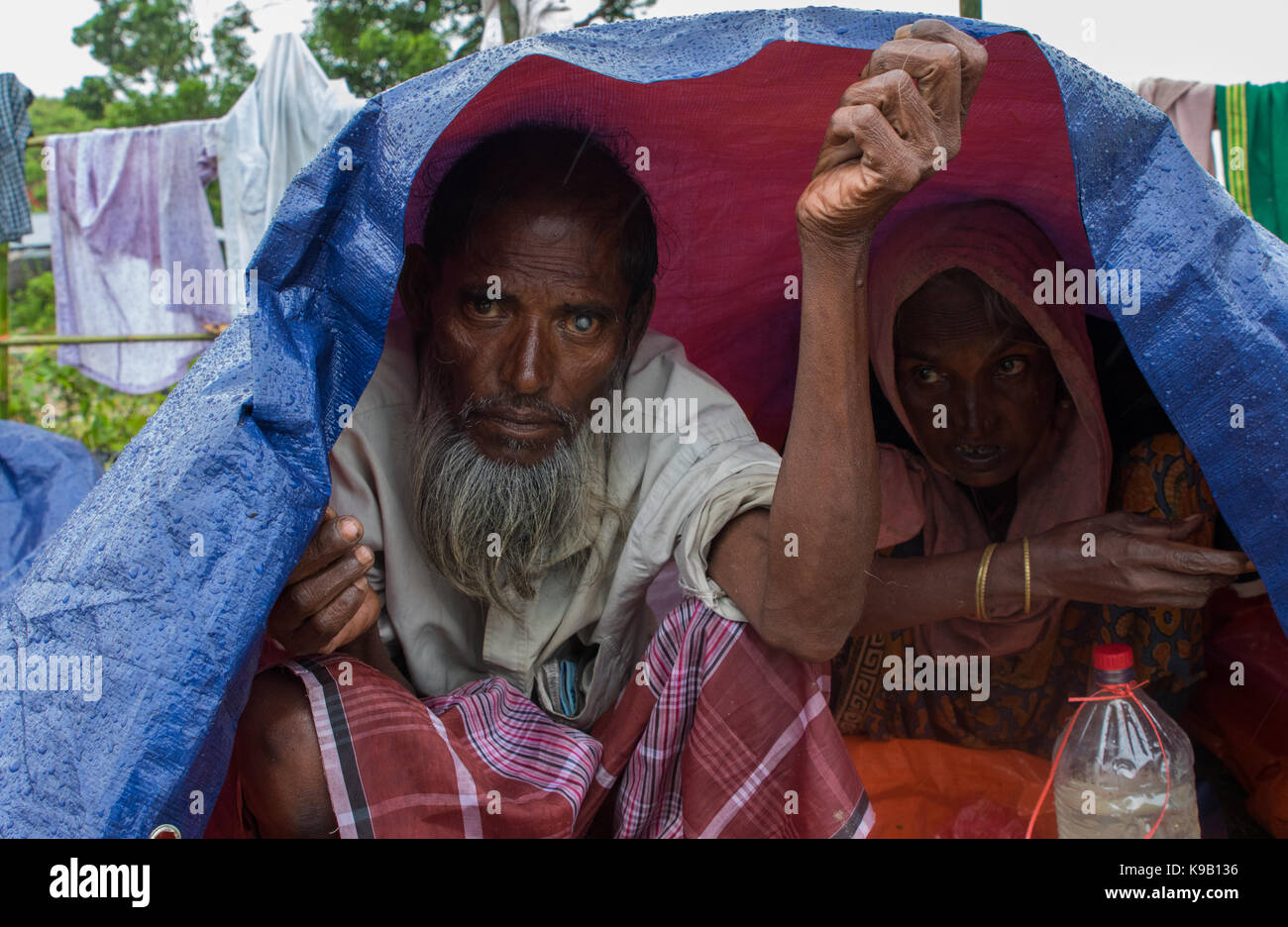 Rohingya refugee crisis Stock Photo
