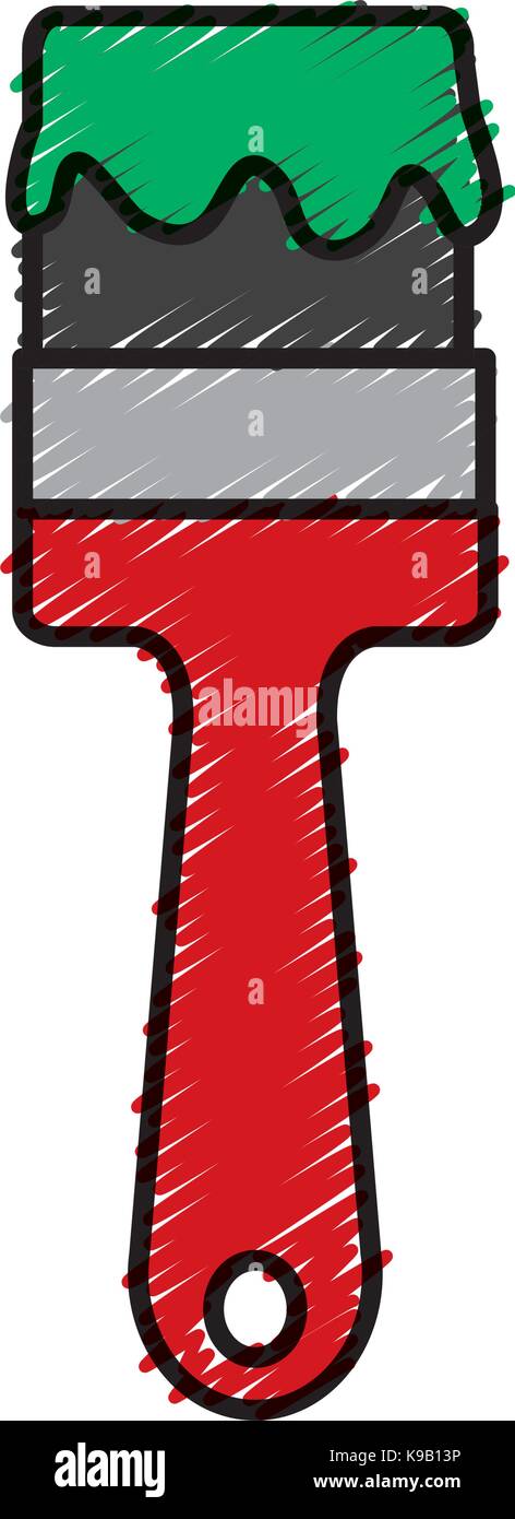 Construction paint brush Stock Vector Image & Art - Alamy