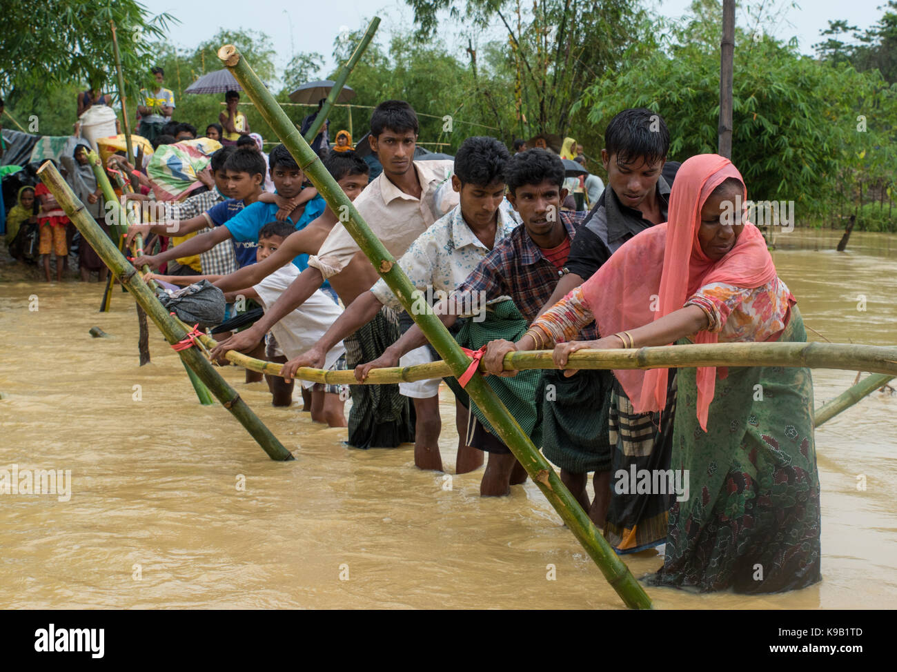 Rohingya refugee crisis Stock Photo