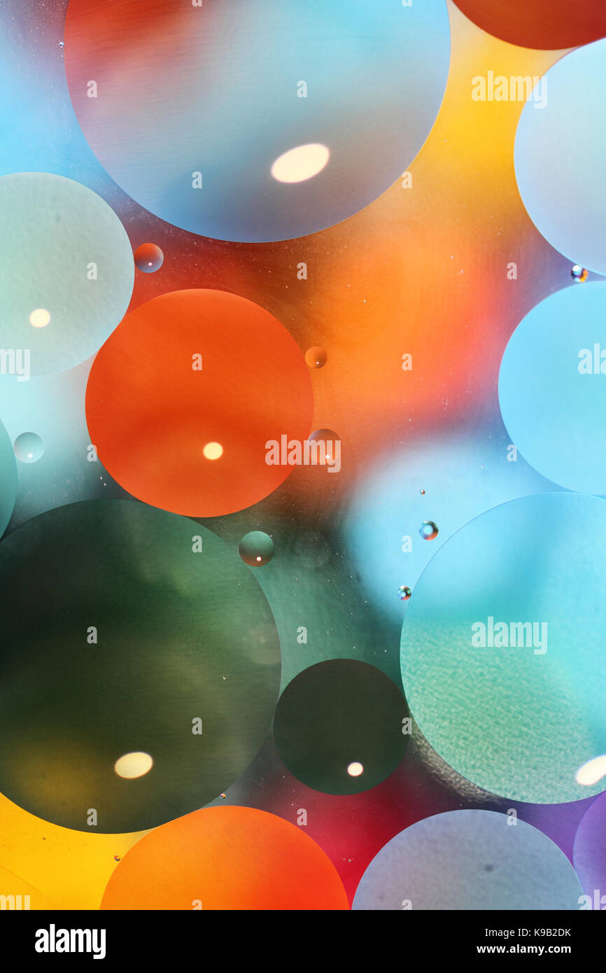 Abstract colorful background with bubbles in the water Stock Photo - Alamy
