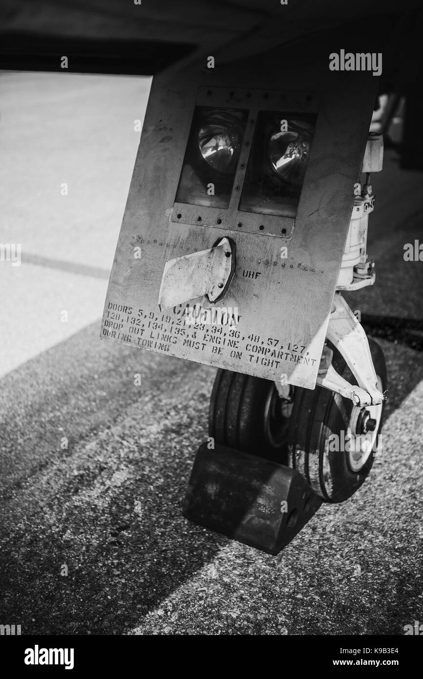 Undercarriage plane system detail Stock Photo Alamy