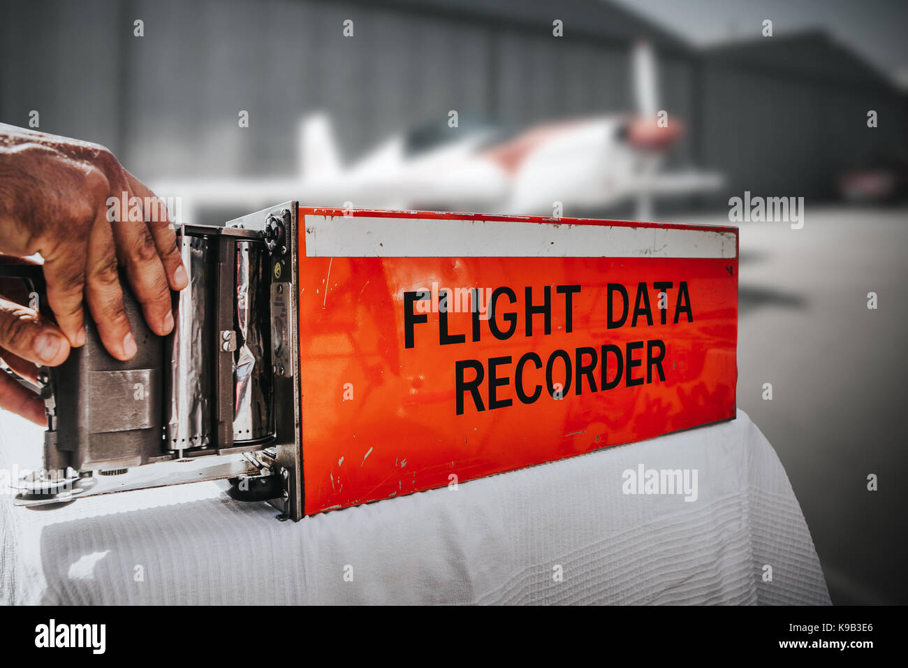 Flight data recorder Stock Photo
