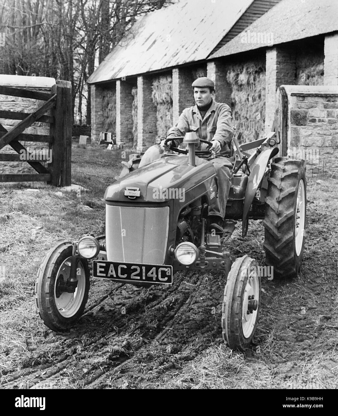 1965 BMC Mini tractor Stock Photo