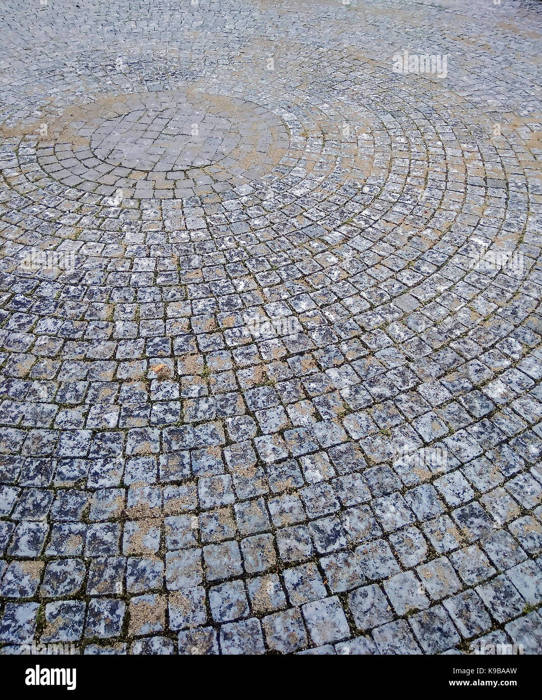 Abstract background of old cobblestone pavement Stock Photo - Alamy