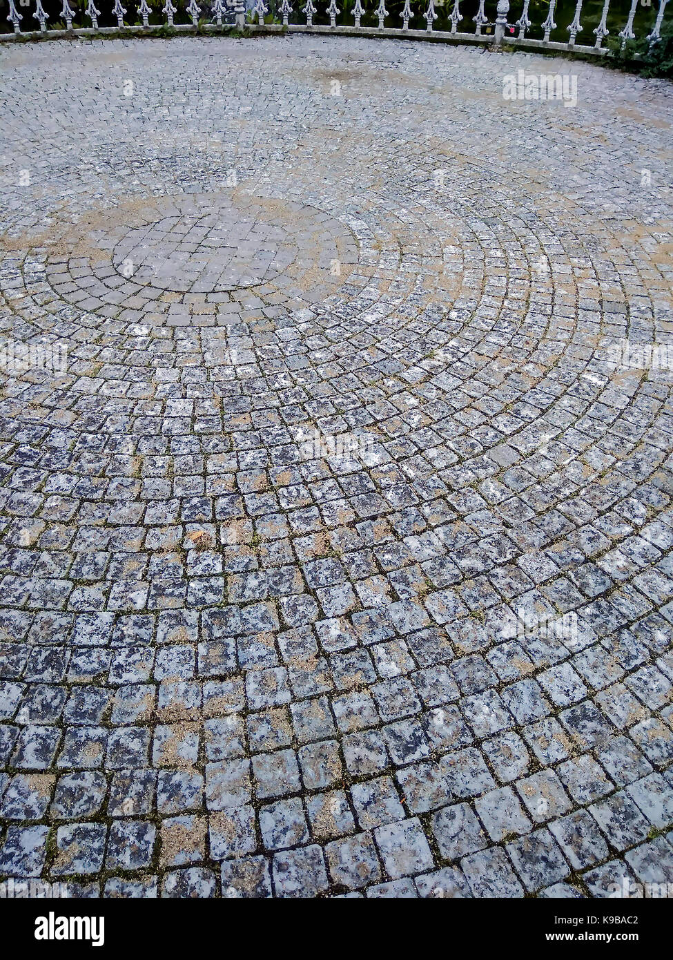 Abstract background of old cobblestone pavement Stock Photo - Alamy