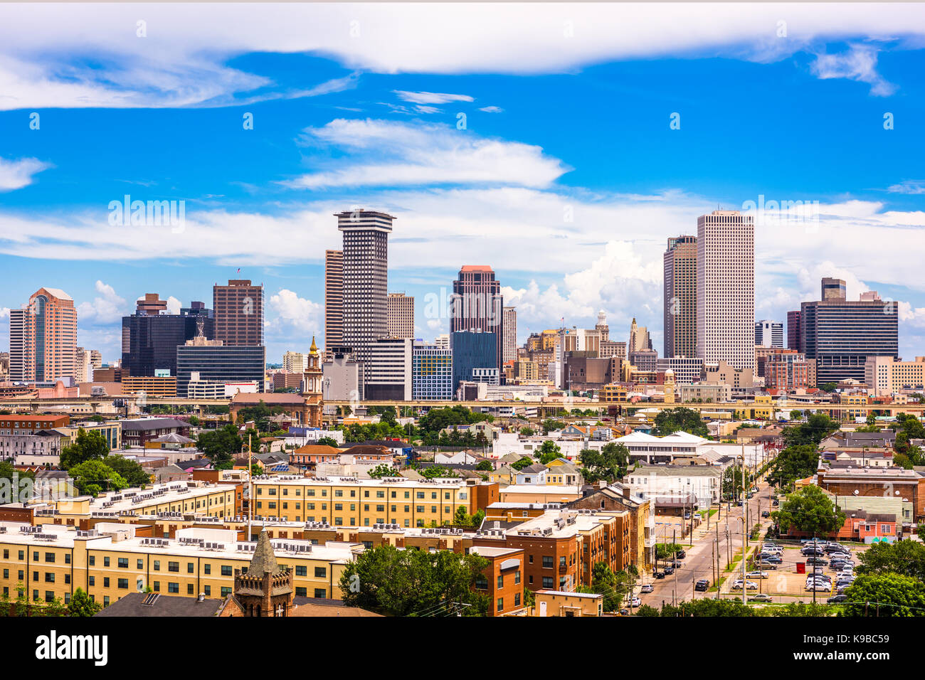 Downtown New Orleans Louisiana Usa Stock Photo - Download Image