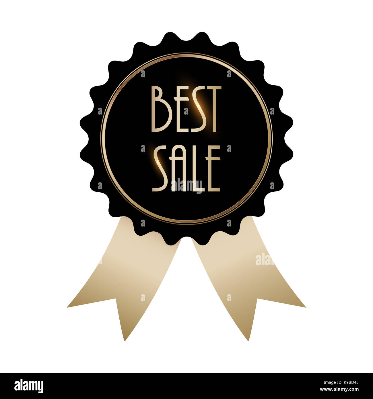 special business badge, advertisement label Stock Photo
