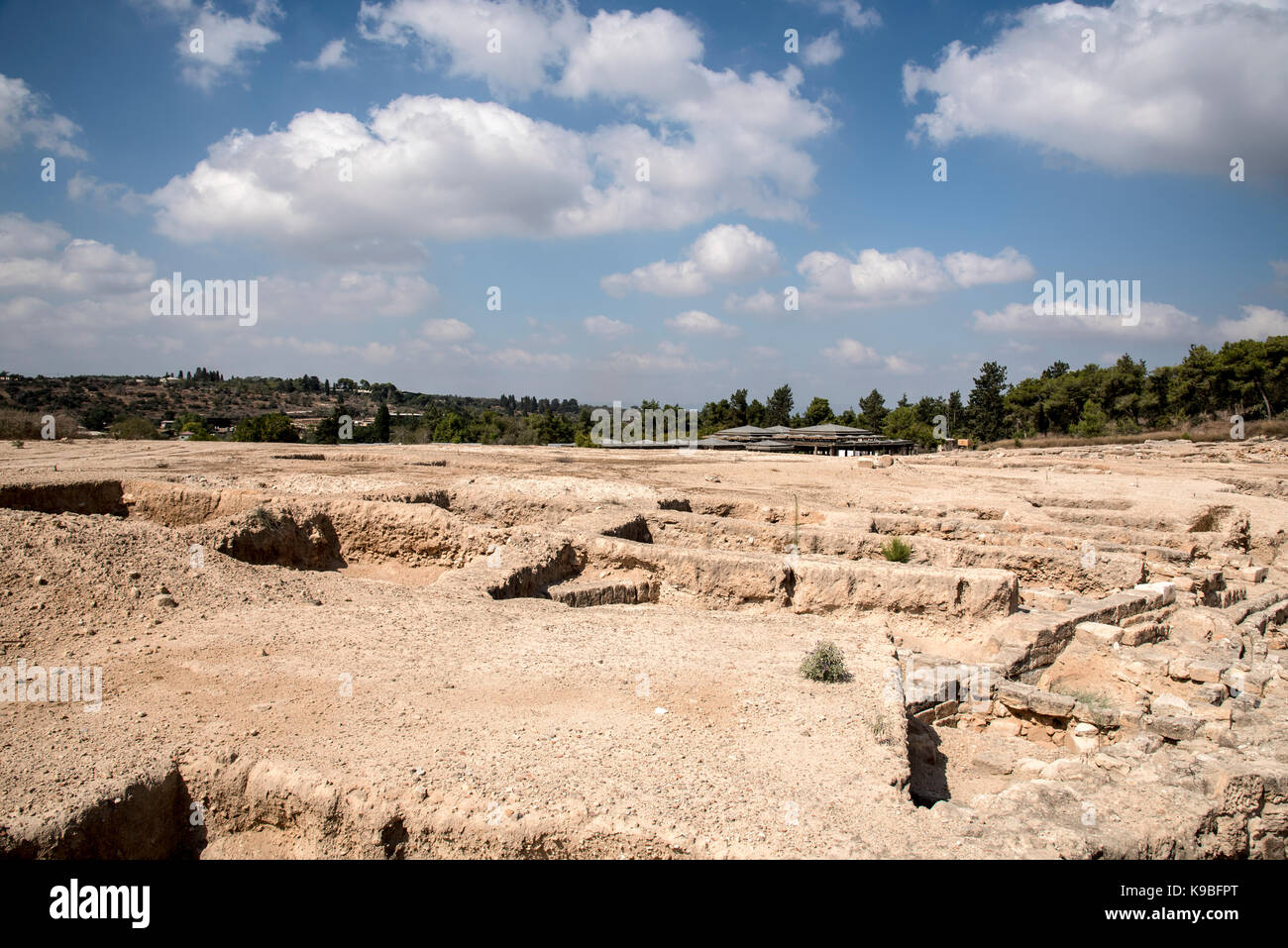Israel, Galilee, Zippori National Park A mishnaic-period city with an abundance of mosaics General view of the ruins Stock Photo