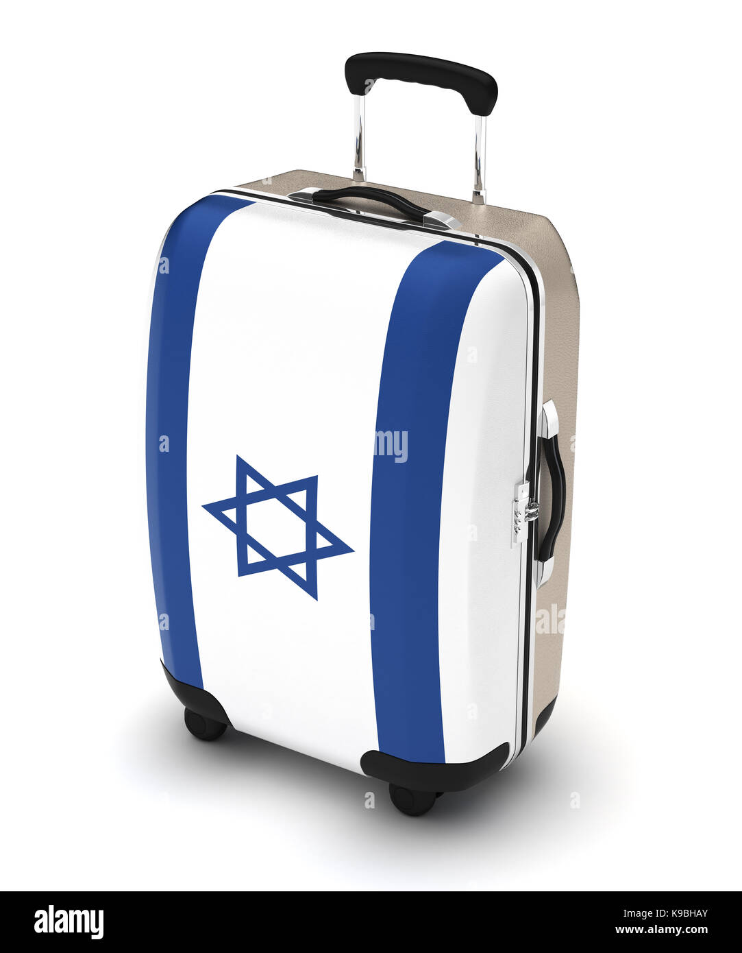 Travel to Israel (isolated with clipping path) Stock Photo