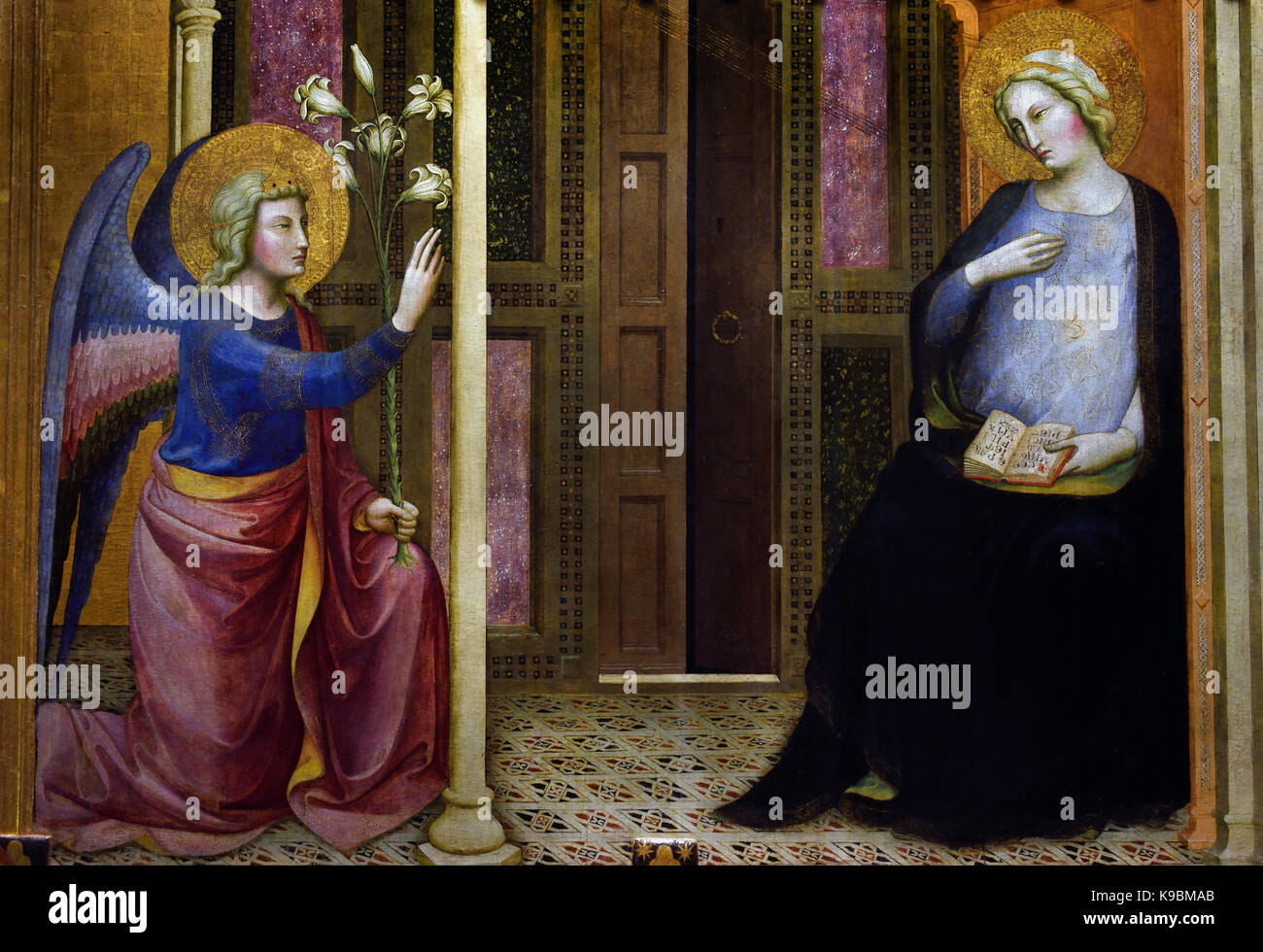 額装つき】聖なる夜＊Nativity & Annunciation@1395 Nativity scene