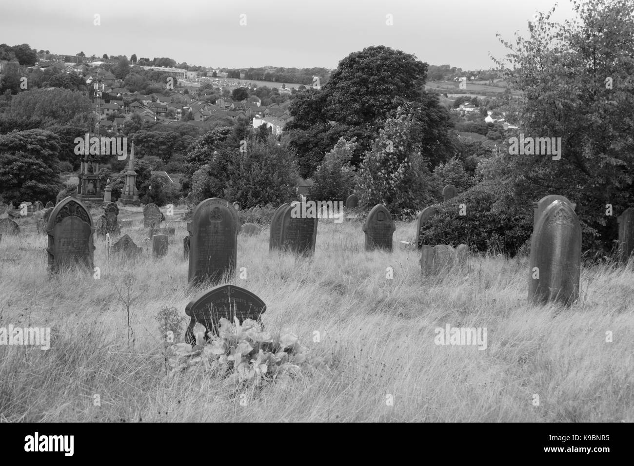 Blackburn Old Cemetery Stock Photo Alamy