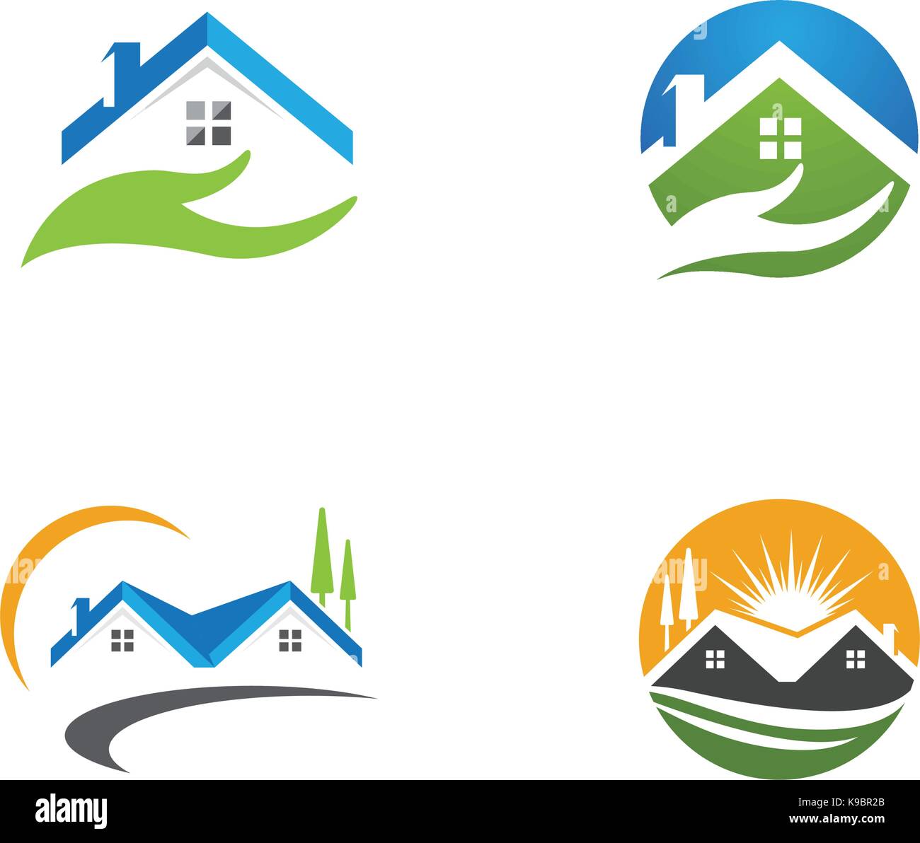 Real Estate , Property and Construction Logo design Stock Vector Image ...