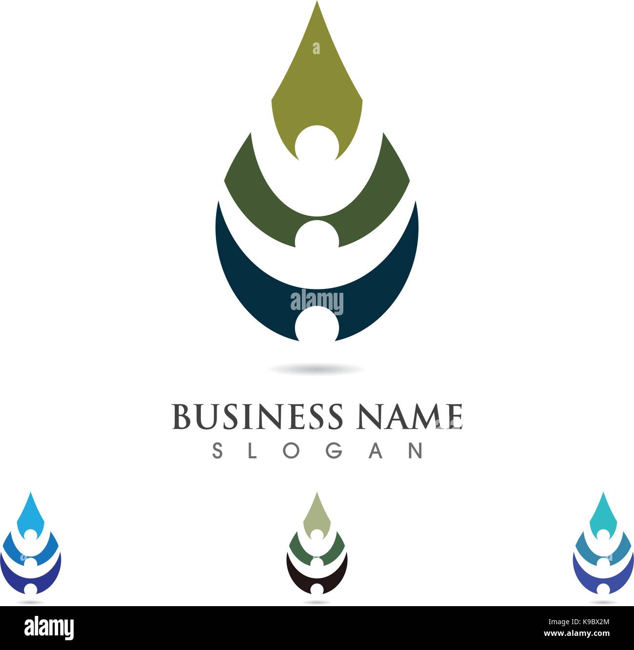 water drop icon vector illustration design template Stock Vector Image ...
