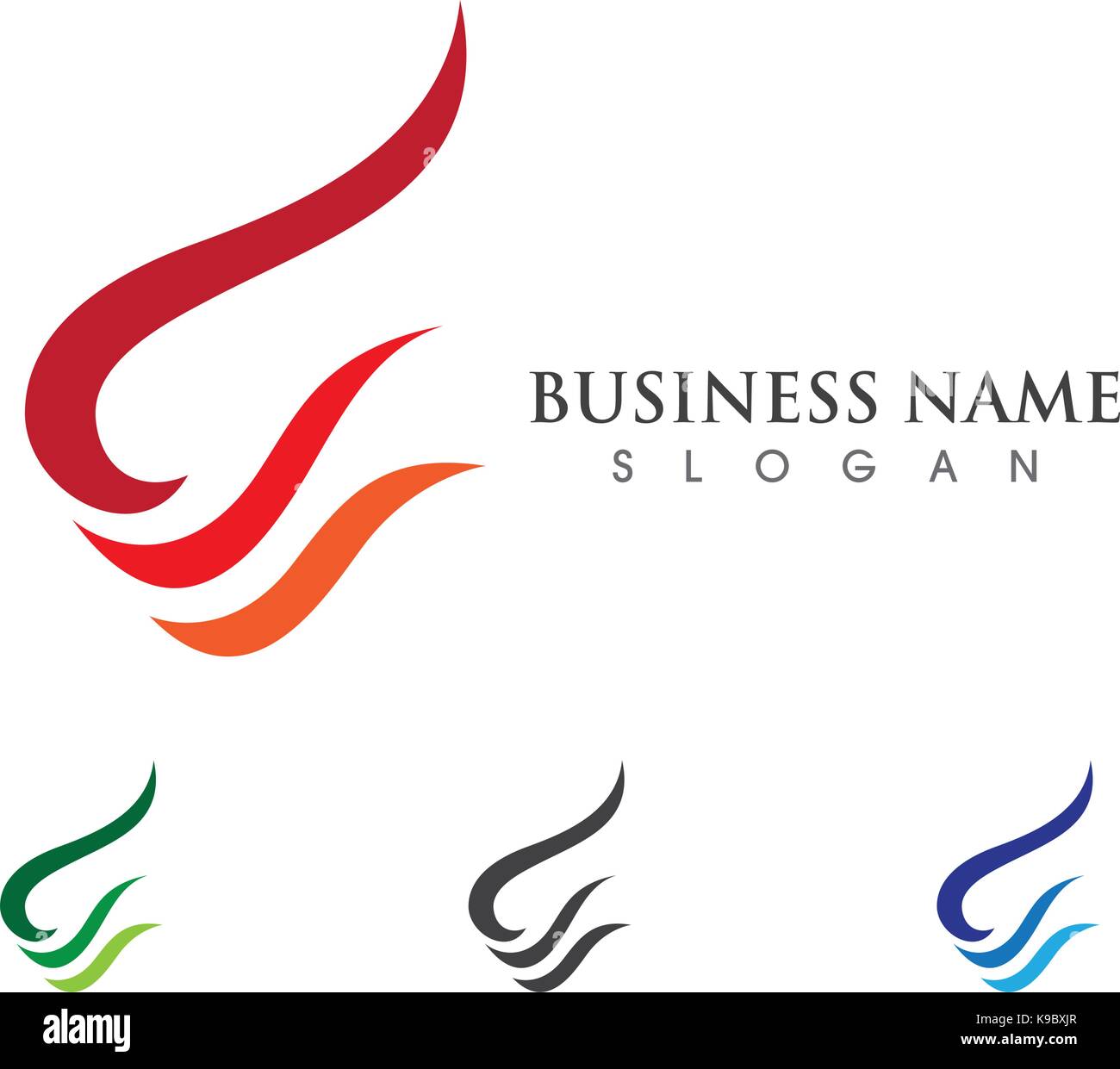 Fire flame Logo Template vector icon Oil, gas and energy logo concept ...