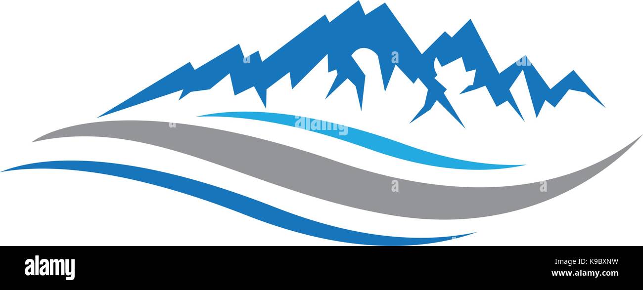 Mountains Logo Template Stock Vector Image & Art - Alamy