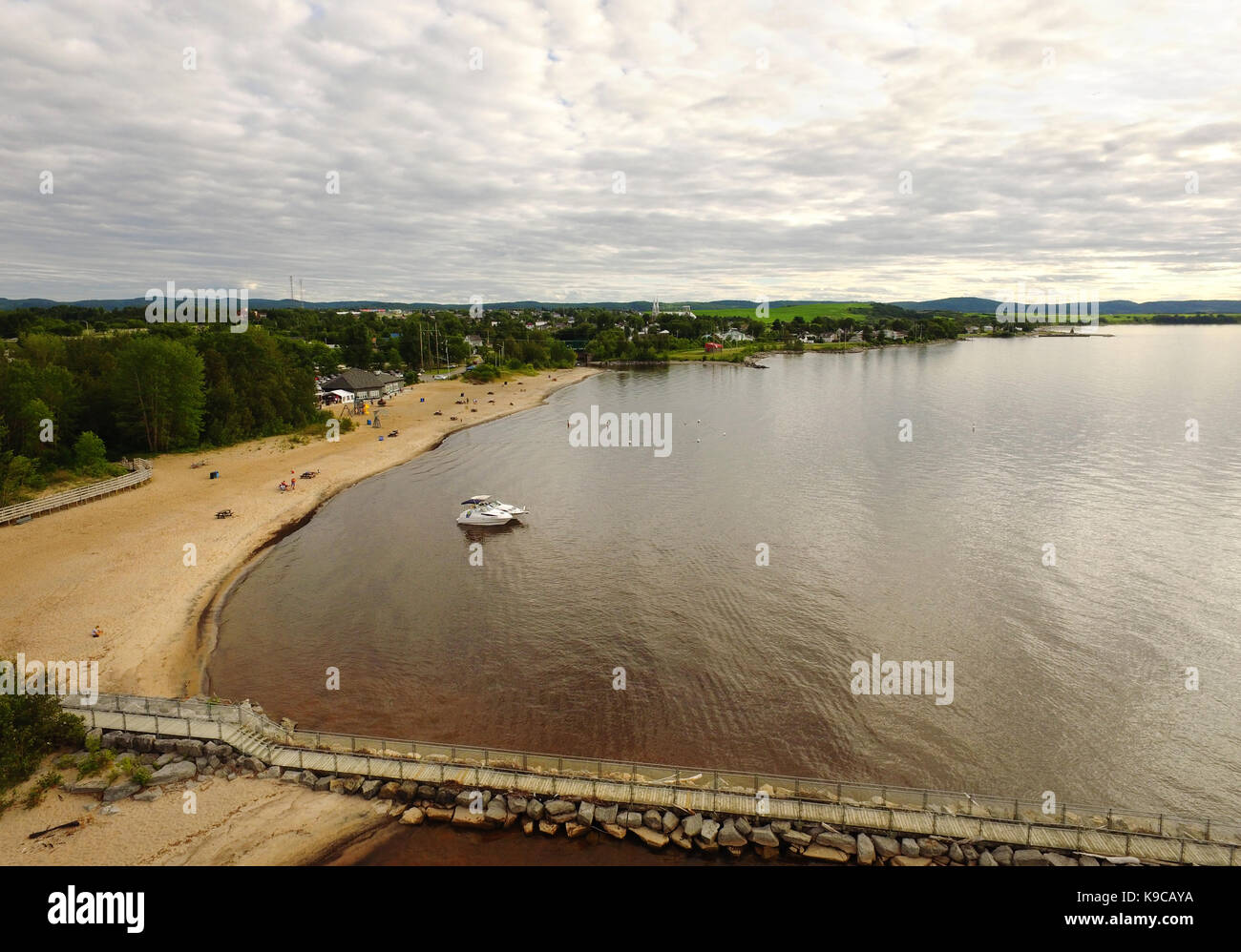 Aerial view lake colorful boats hi-res stock photography and images - Alamy
