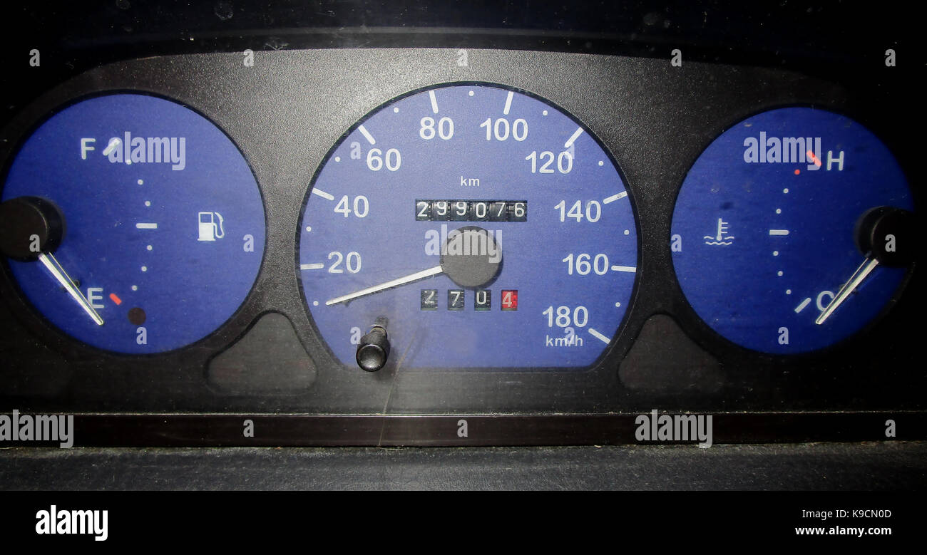 commercial vehicle tool dashboard Stock Photo