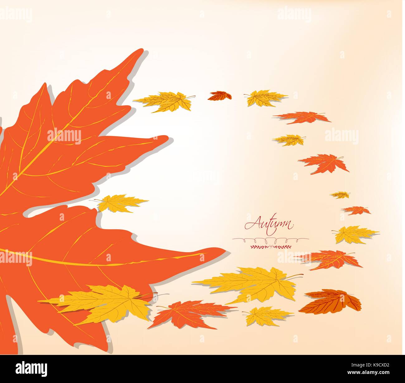 background autumn leaves Stock Vector Image & Art - Alamy