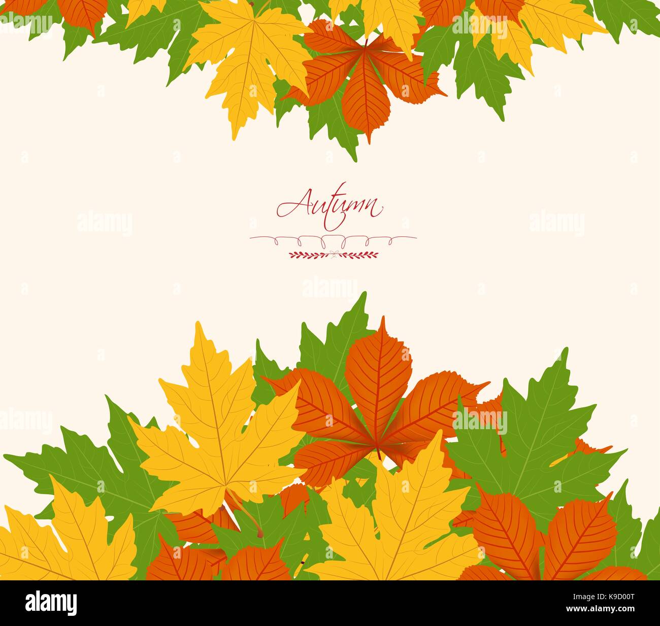autumn leaf background Stock Vector Image & Art - Alamy