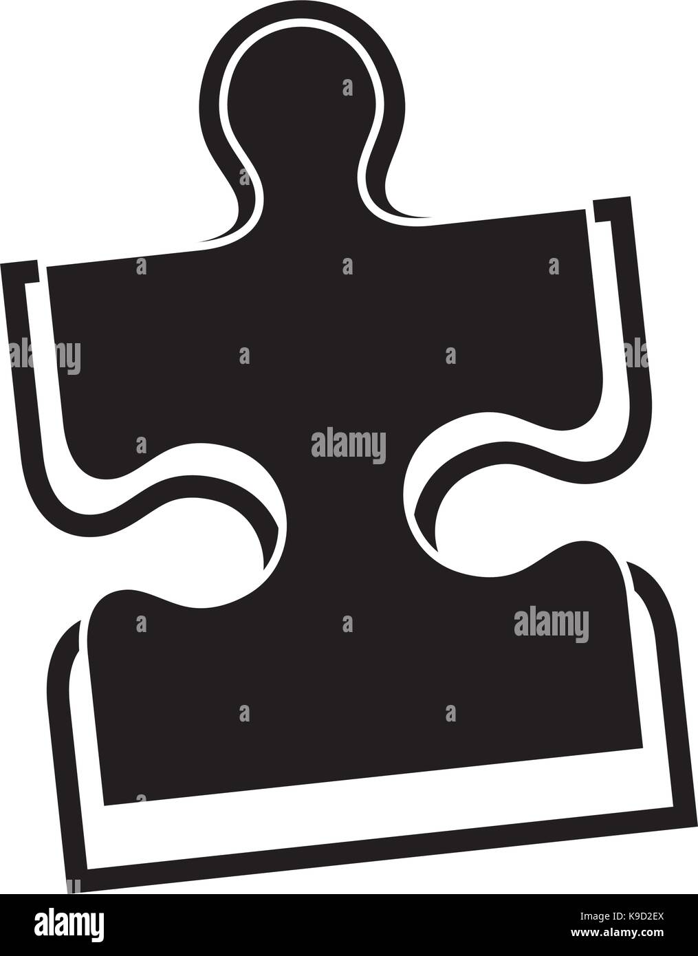 jigsaw puzzle icon Stock Vector Image & Art - Alamy