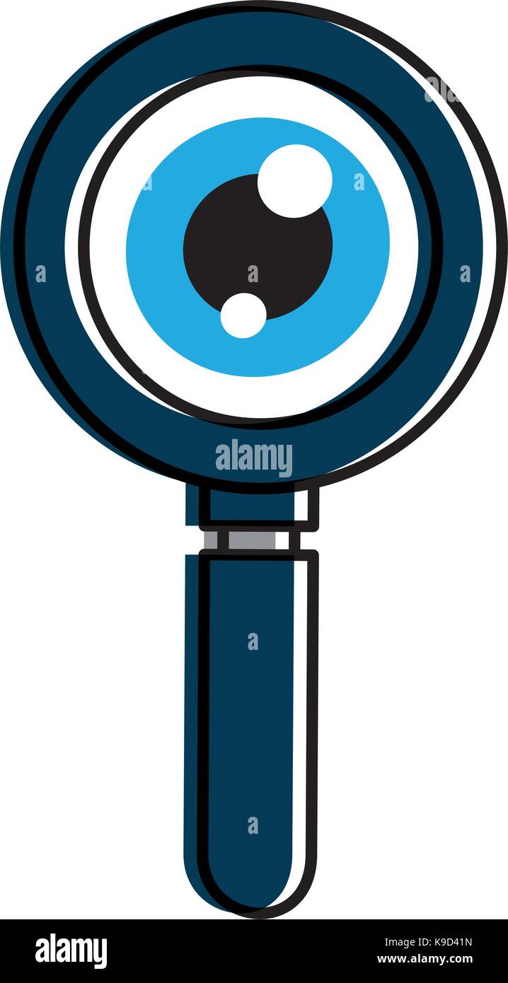 magnifying glass isolated icon vector illustration design Stock Vector ...