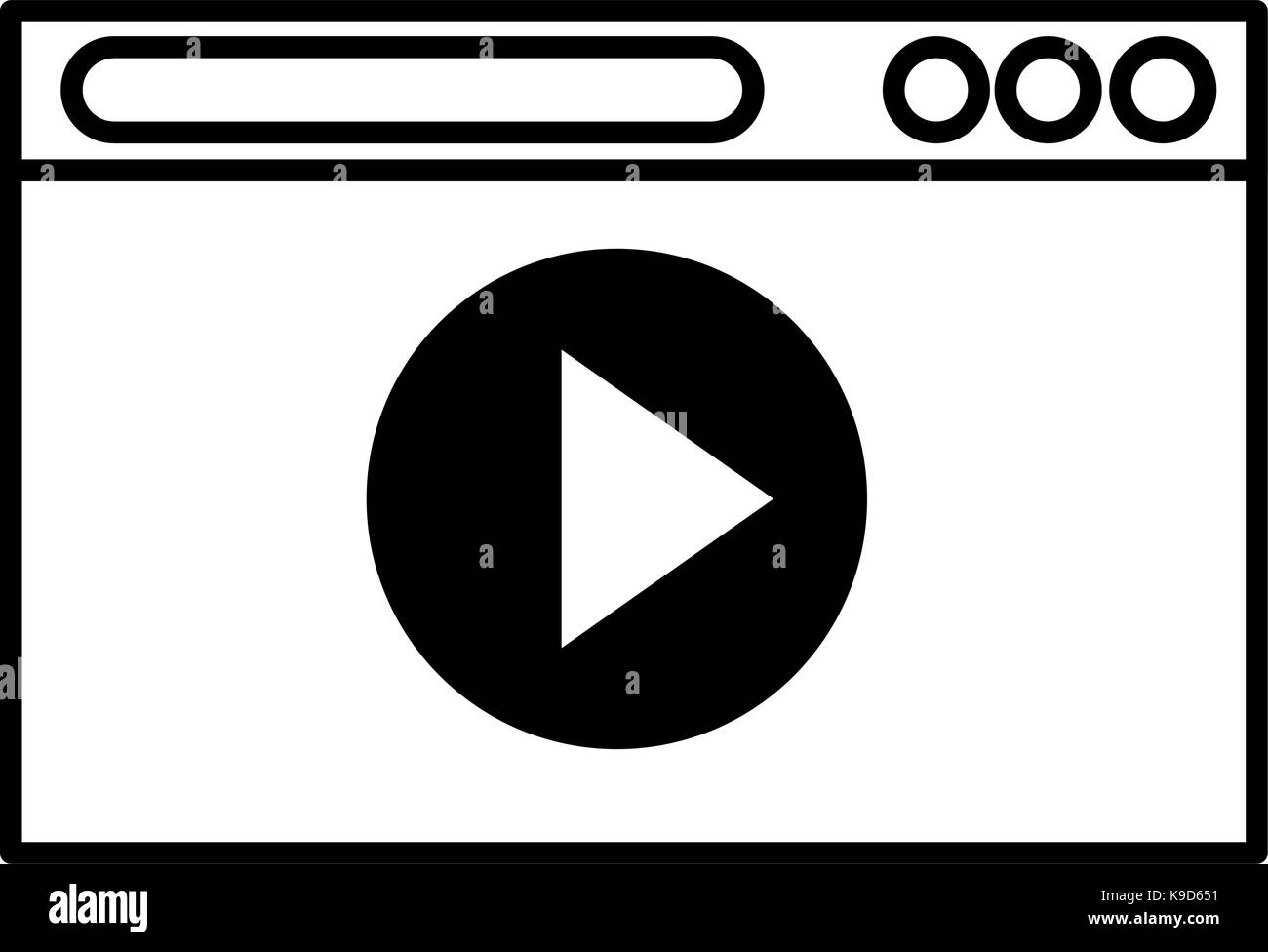play button isolated icon vector illustration design Stock Vector Image ...