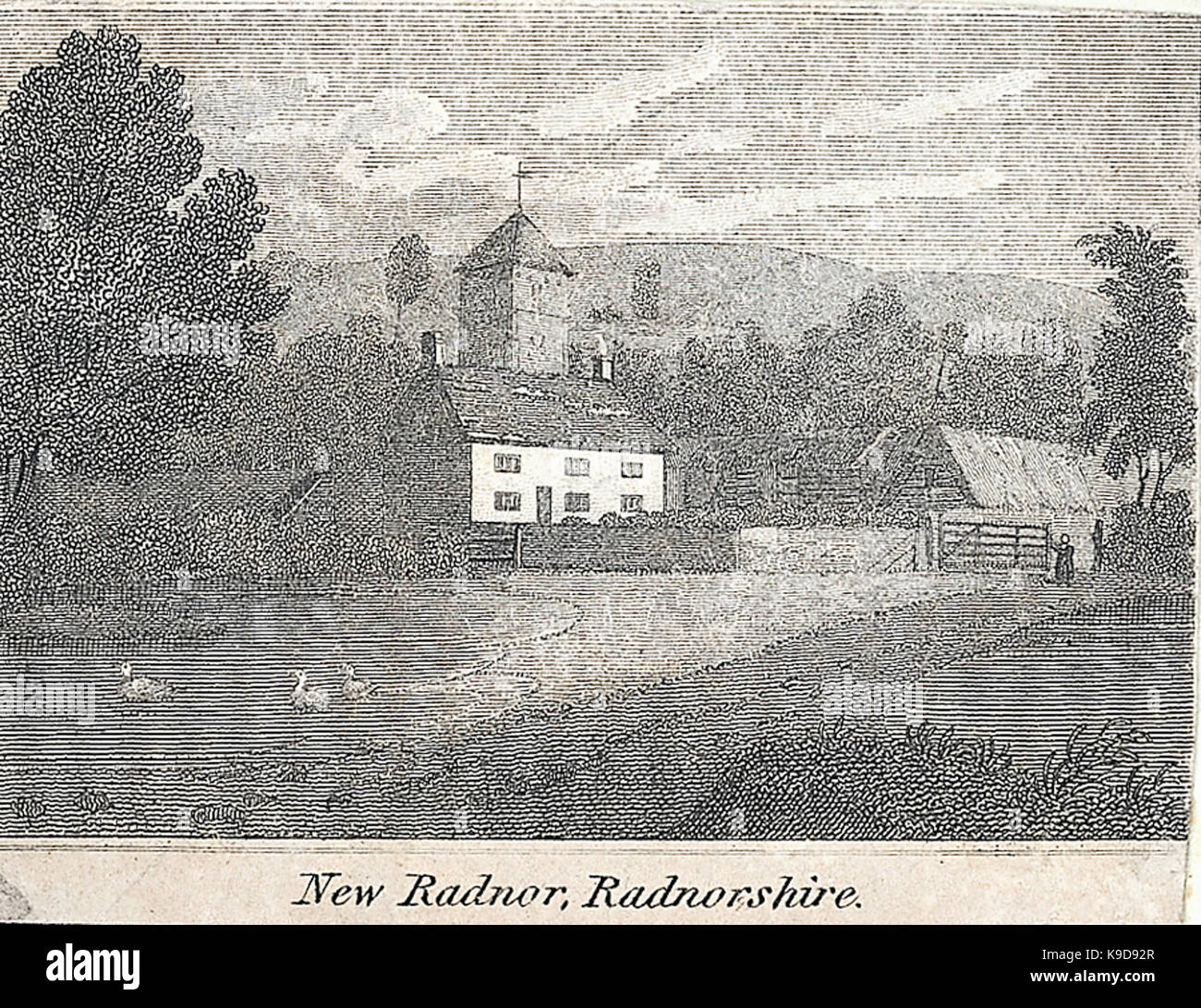 New Radnor, Radnorshire Stock Photo Alamy