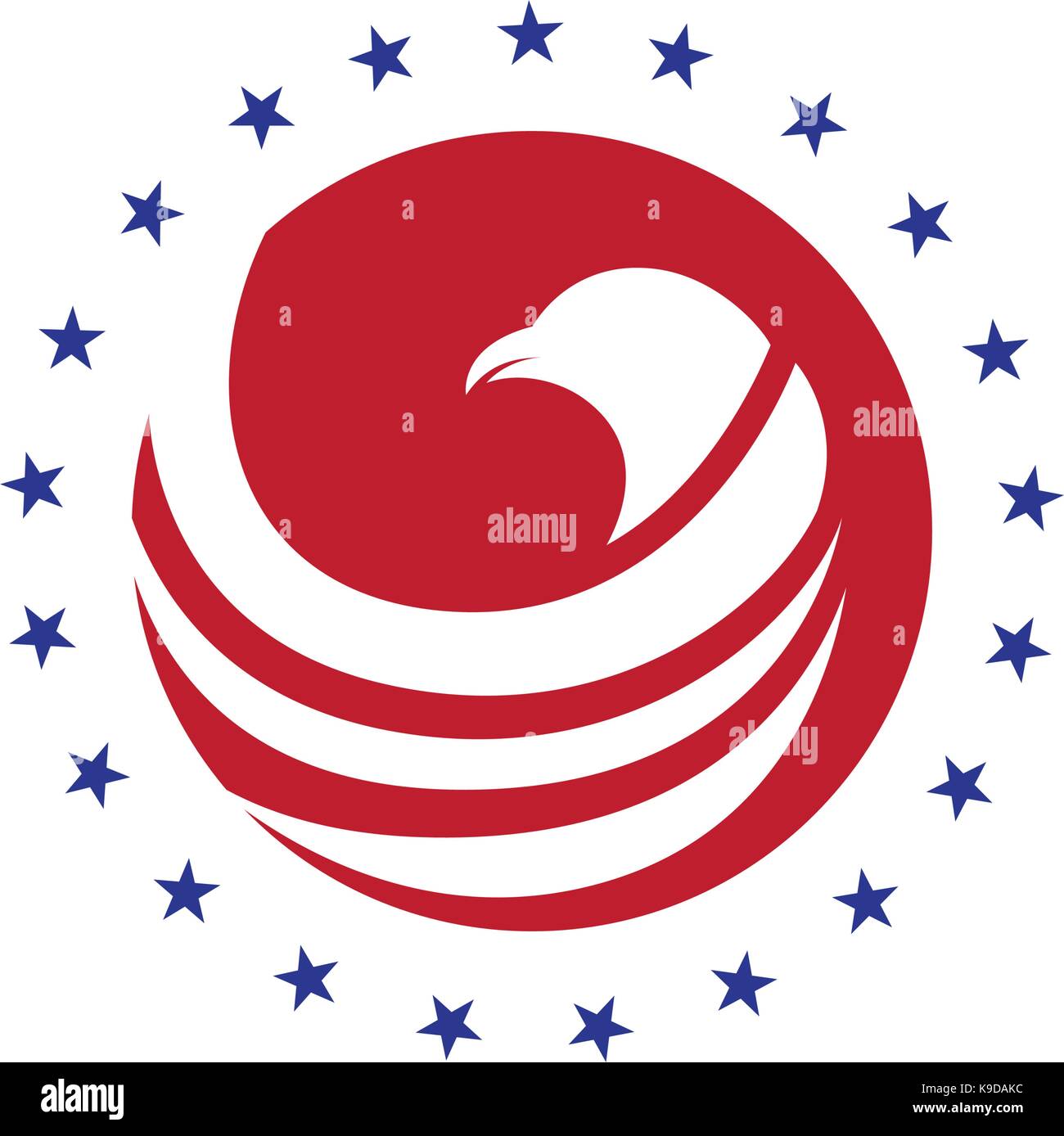 falcon eagle icon Template design illustration Stock Vector Image & Art ...