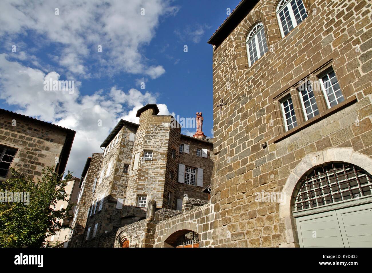 The feast of the king of the bird is a popular festival inherited from the Renaissance, medieval, at Le Puy en Velay, Haute-Loire, France Stock Photo