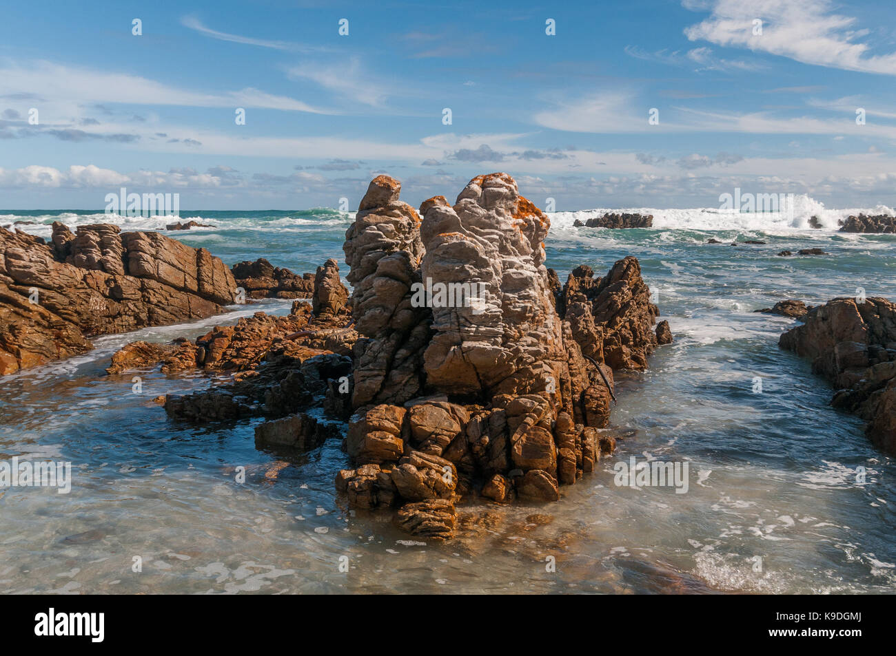 Cape Agulhas, South Africa Stock Photo