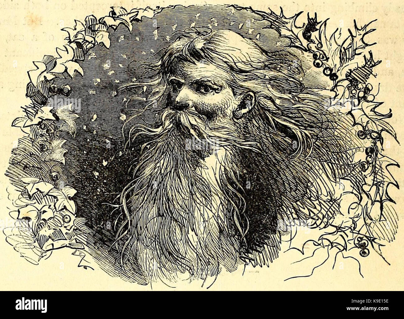 Old Man Winter, Winter Song, Our Young Folks Stock Photo - Alamy