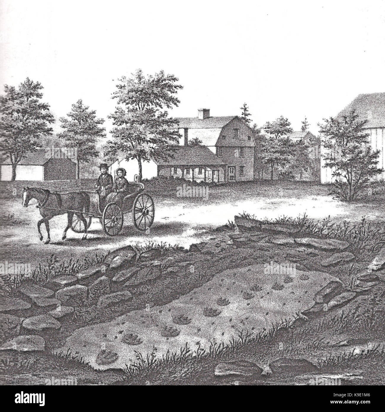 Moody footmark quarry Stock Photo Alamy